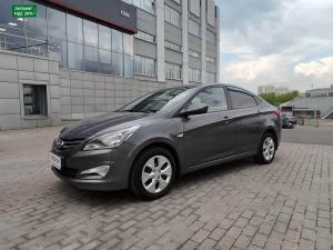 серый Hyundai Solaris 1.4 AT (107 л.с.) 2016