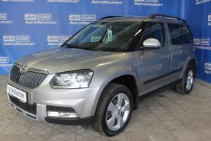 бежевый Skoda Yeti 1.8 AMT (152 л.с.) 4WD 2017