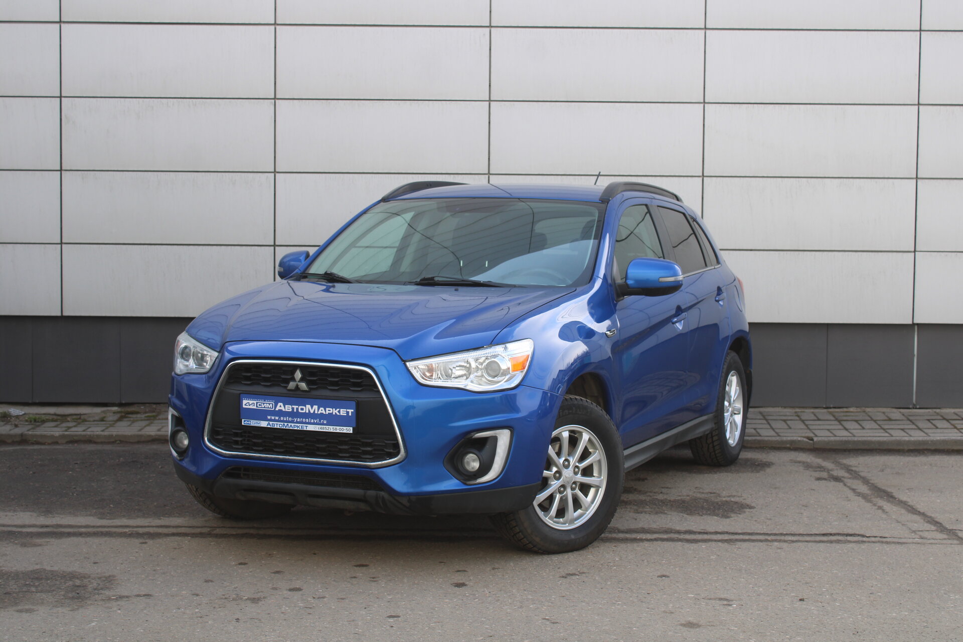 Синий Mitsubishi ASX 1.8 CVT (140 л.с.) 2014