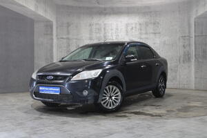 Черный Ford Focus 2.0 MT (145 л.с.) 2008
