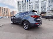 синий Hyundai Santa Fe 2.2d AT (197 л.с.) 4WD 2016 фото 2