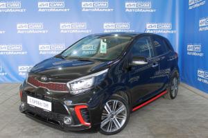 черный Kia Picanto, III 1.3 AT (84 л.с.) 2020
