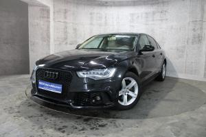 Черный Audi A6 2.0 CVT (180 л.с.) 2012