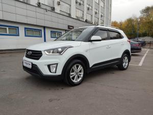 белый Hyundai Creta 2.0 AT (150 л.с.) 4WD 2019