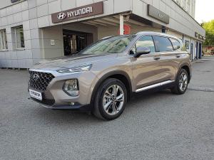 бежевый Hyundai Santa Fe 2.2d AT (200 л.с.) 4WD 2019