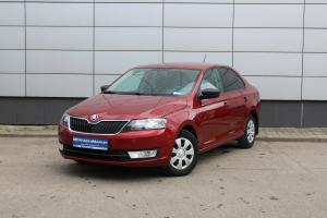 Пурпурный Skoda Rapid 1.6 MT (90 л.с.) 2016