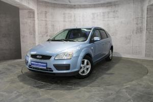Синий Ford Focus 1.6 MT (100 л.с.) 2007