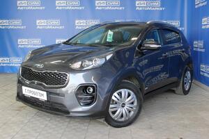 серый Kia Sportage, IV 2.0 AT (150 л.с.) 4WD 2018
