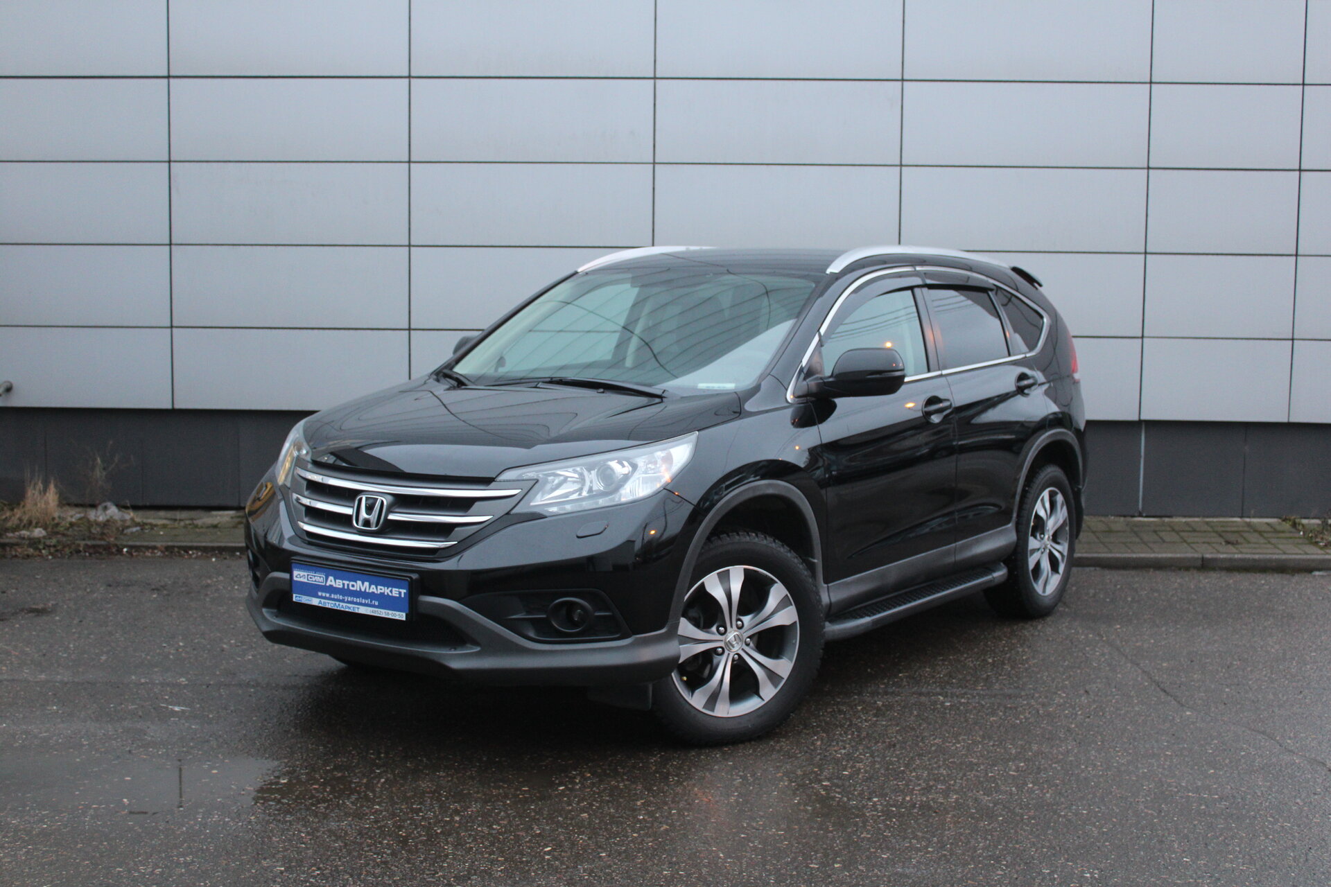 Черный Honda CR-V 2.0 AT (150 л.с.) 4WD 2014