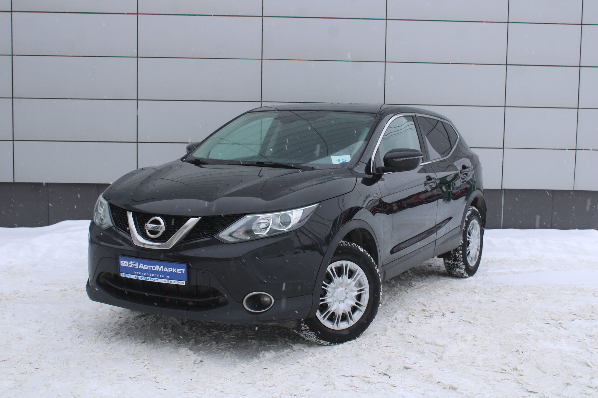 Черный Nissan Qashqai 1.2 MT (115 л.с.) 2017