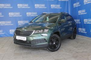 зеленый Skoda Karoq 1.4 AT (150 л.с.) 2021