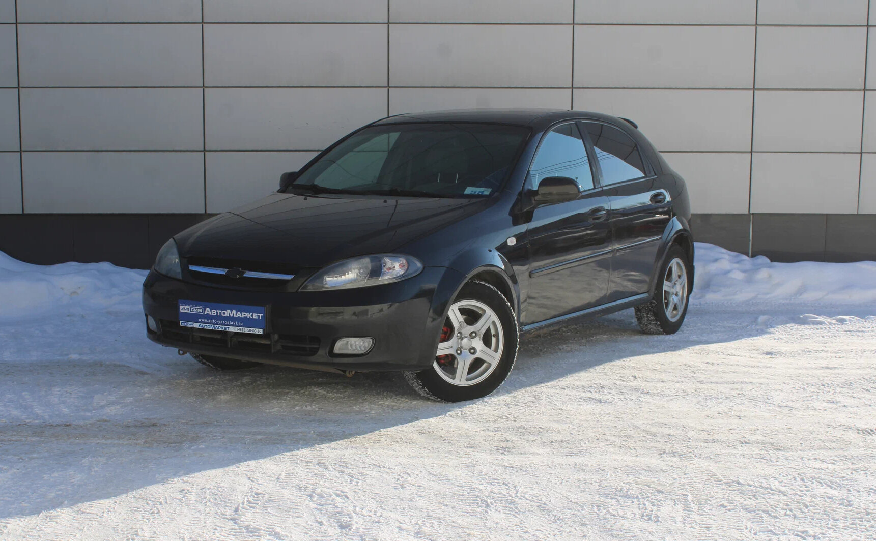 Черный Chevrolet Lacetti 1.6 MT (109 л.с.) 2008