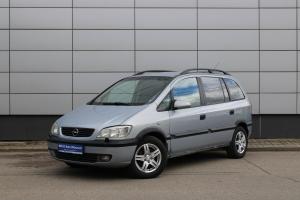 Голубой Opel Zafira 1.8 MT (116 л.с.) 1999
