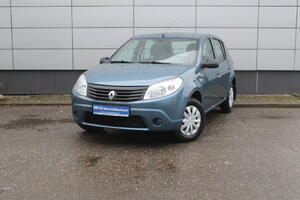 Синий Renault Sandero 1.4 MT (75 л.с.) 2011