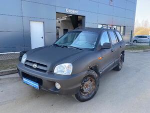 Черный Hyundai Santa Fe Classic 2.0d MT (112 л.с.) 4WD 2008
