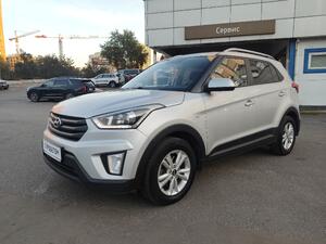 серебряный Hyundai Creta 2.0 AT (150 л.с.) 2017