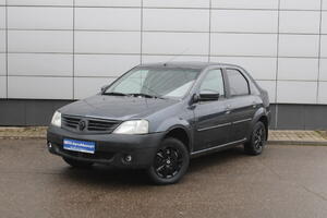 Серый Renault Logan 1.6 MT (87 л.с.) 2007