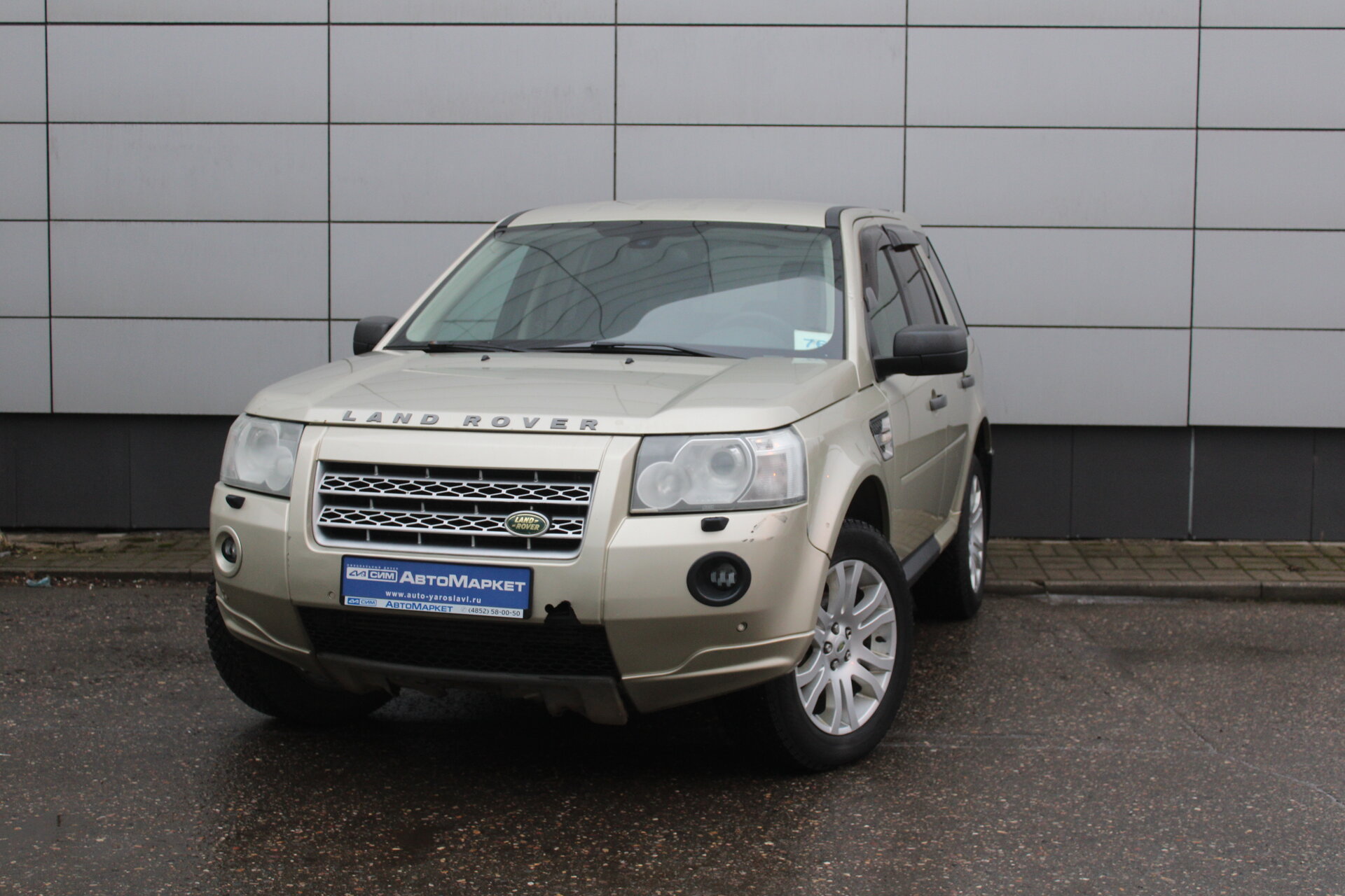 Серый Land Rover Freelander 2.2d AT (160 л.с.) 4WD 2009