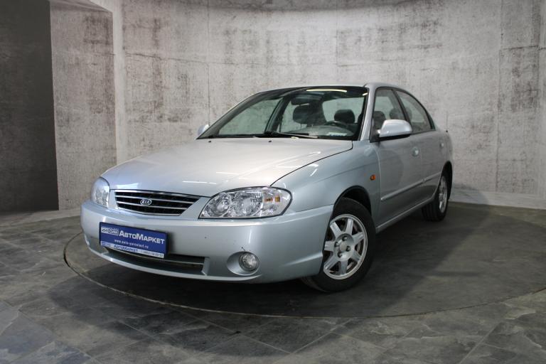 Серебряный Kia Spectra 1.6 MT (101 л.с.) 2008