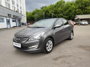 серый Hyundai Solaris 1.4 AT (107 л.с.) 2016