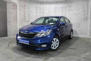 Серый Kia Rio, III Рестайлинг 1.6 AT (123 л.с.) 2015