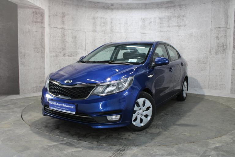 Серый Kia Rio 1.6 AT (123 л.с.) 2015