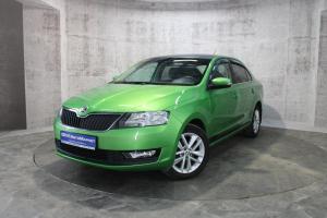 Зеленый Skoda Rapid 1.6 AT (110 л.с.) 2017