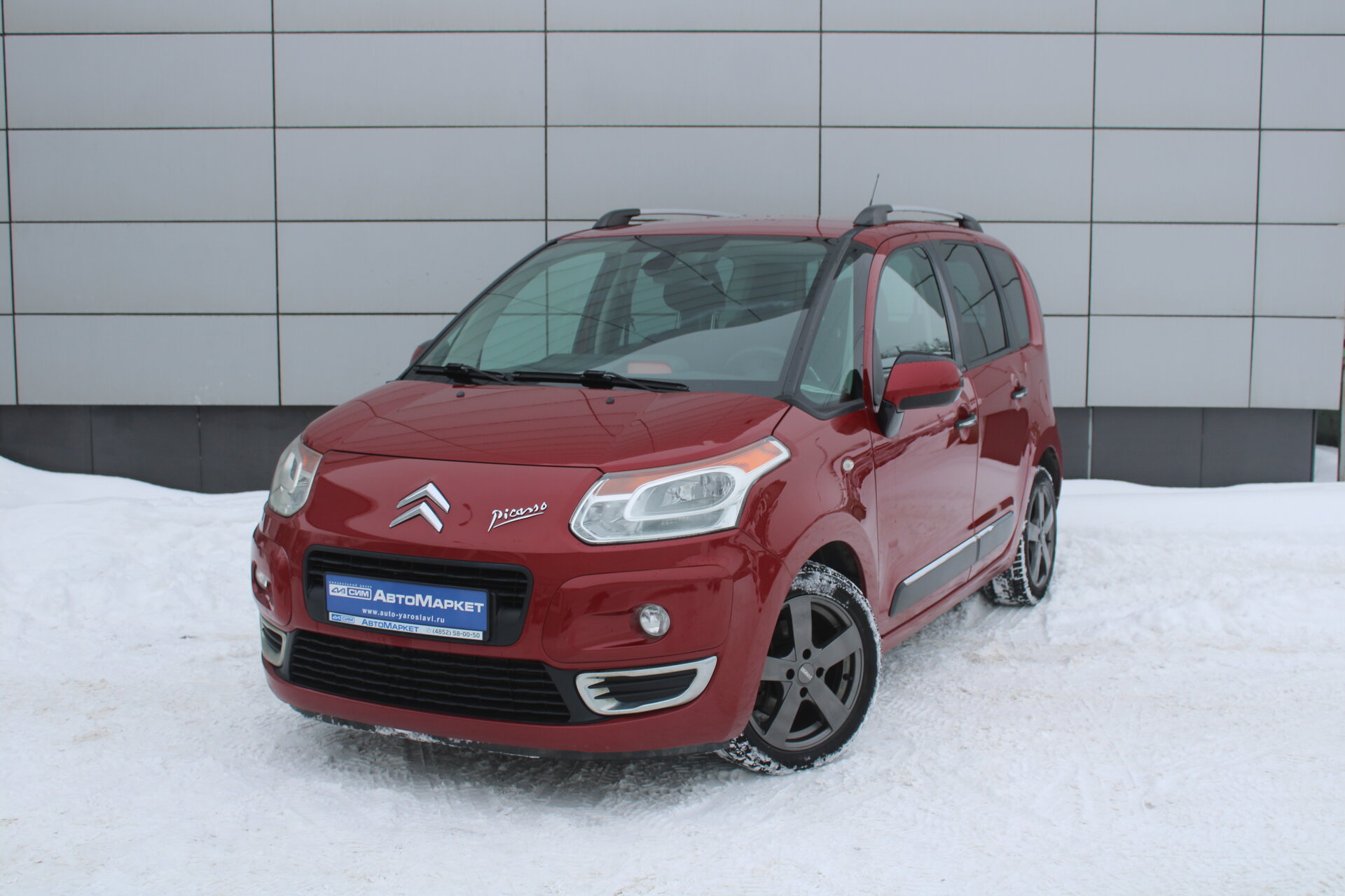 Красный Citroen C3 Picasso 1.6 AMT (115 л.с.) 2012