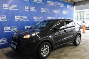 черный Kia Sportage, IV Рестайлинг 2.0 MT (150 л.с.) 2019