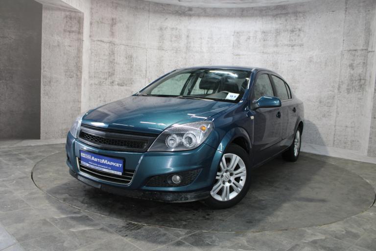 Синий Opel Astra 1.8 MT (140 л.с.) 2007
