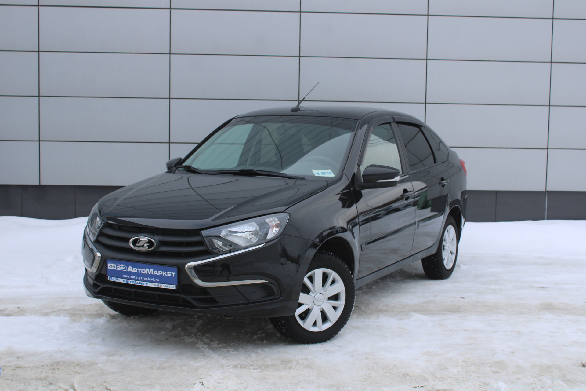 Черный Lada (ВАЗ) Granta 1.6 MT (90 л.с.) 2021