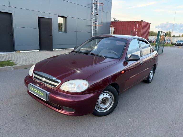 Красный Chevrolet Lanos 1.5 MT (86 л.с.) 2006