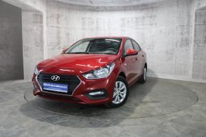 Красный Hyundai Solaris 1.6 MT (123 л.с.) 2019