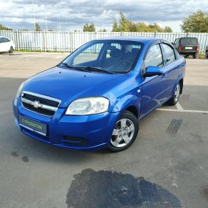 Синий Chevrolet Aveo 1.2 MT (72 л.с.) 2007