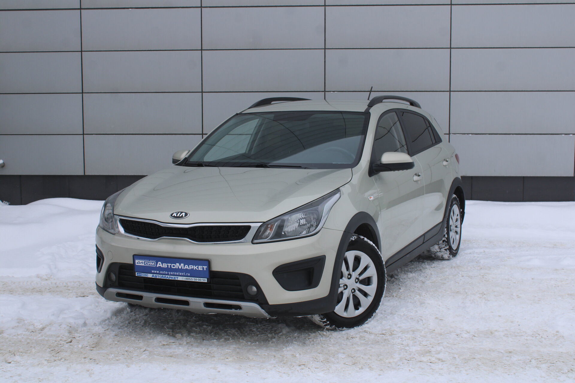 Серый Kia Rio, IV X-Line 1.6 MT (123 л.с.) 2018