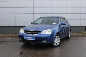Синий Chevrolet Lacetti 1.6 MT (109 л.с.) 2009
