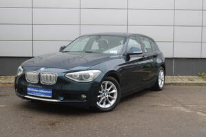 Синий BMW 1 серии 118i 1.6 AT (170 л.с.) 2012