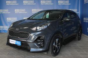 серый Kia Sportage, IV Рестайлинг 2.0 AT (150 л.с.) 2020