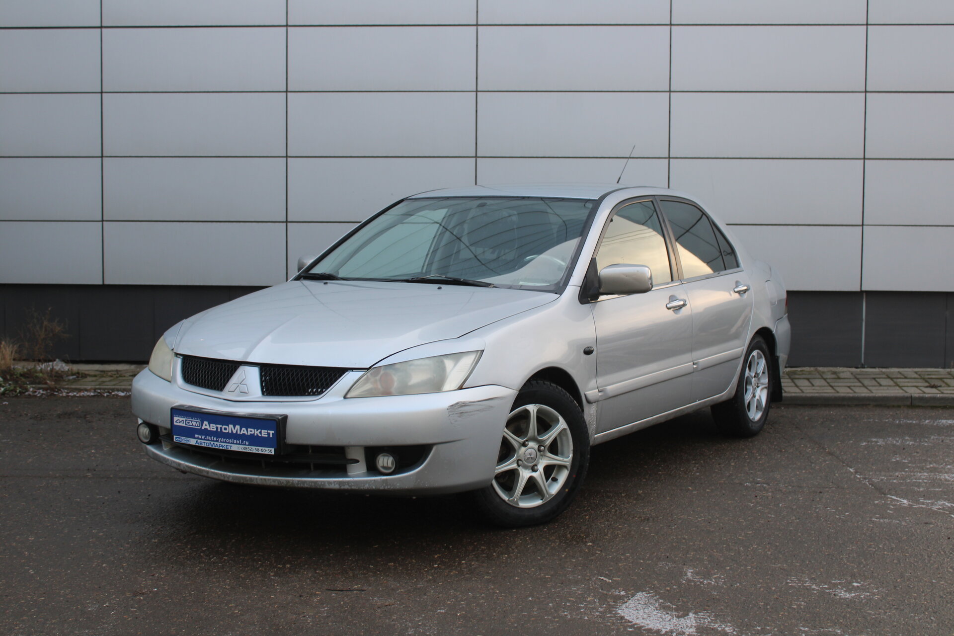 Серебряный Mitsubishi Lancer 1.6 MT (98 л.с.) 2007