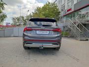 серый Hyundai Santa Fe 2.2d AMT (199 л.с.) 4WD 2021 фото 33