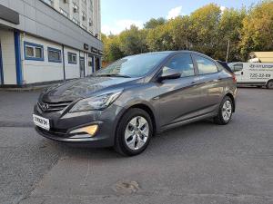 серый Hyundai Solaris 1.4 AT (107 л.с.) 2016
