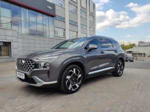 серый Hyundai Santa Fe 2.2d AMT (199 л.с.) 4WD 2021