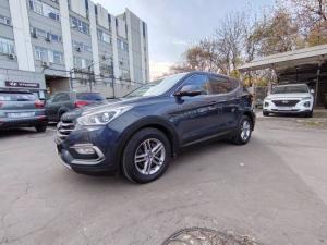 синий Hyundai Santa Fe 2.2d AT (197 л.с.) 4WD 2016