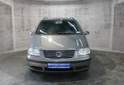 Серый Volkswagen Sharan 2.0d MT (140 л.с.) 2008 фото 1