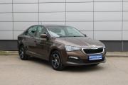 Коричневый Skoda Rapid 1.6 AT (110 л.с.) 2020 фото 2