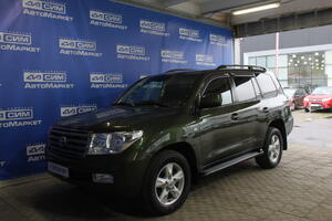 зеленый Toyota Land Cruiser 4.5d AT (235 л.с.) 4WD 2010