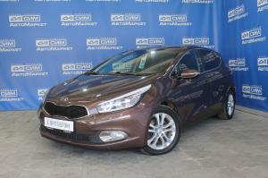 коричневый Kia Ceed, II 1.6 AT (129 л.с.) 2013