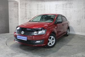 Красный Volkswagen Polo 1.6 MT (90 л.с.) 2018