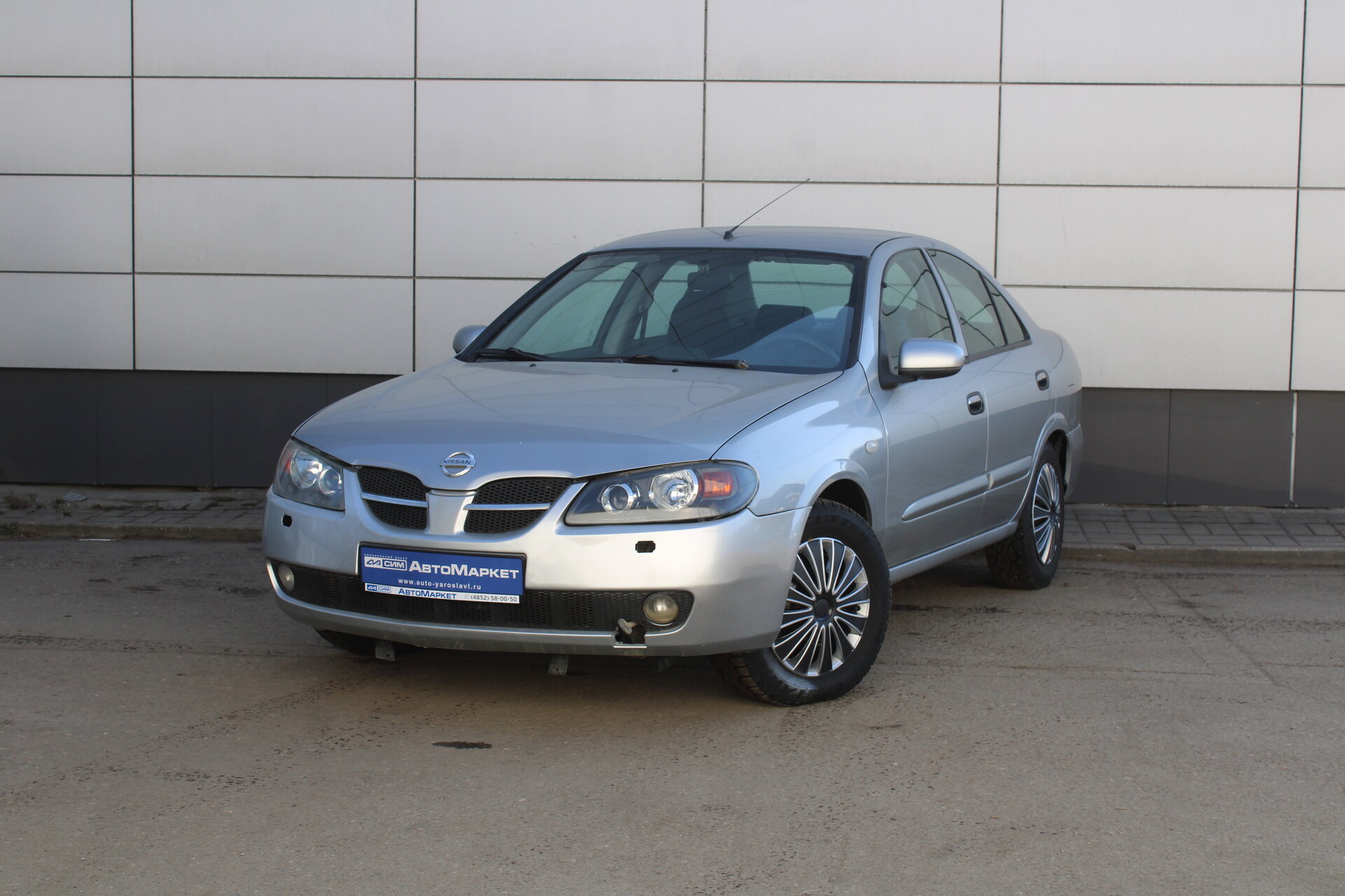 Серый Nissan Almera 1.5 MT (98 л.с.) 2006