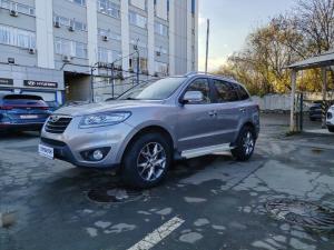 серый Hyundai Santa Fe 2.4 AT (174 л.с.) 4WD 2010
